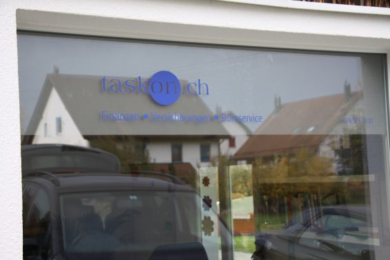 Taskon Schaufenster